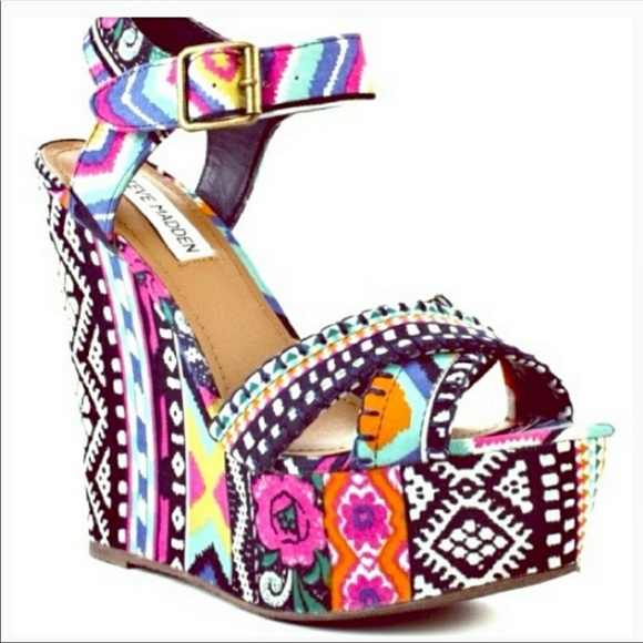Steve Madden Shoes - Steve Madden Winona Wedge Heel Sandal 6